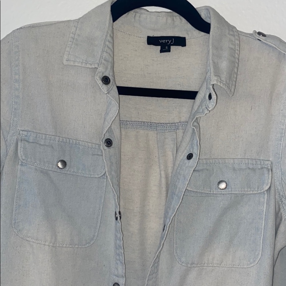 Denim button down shirt - Picture 2 of 3